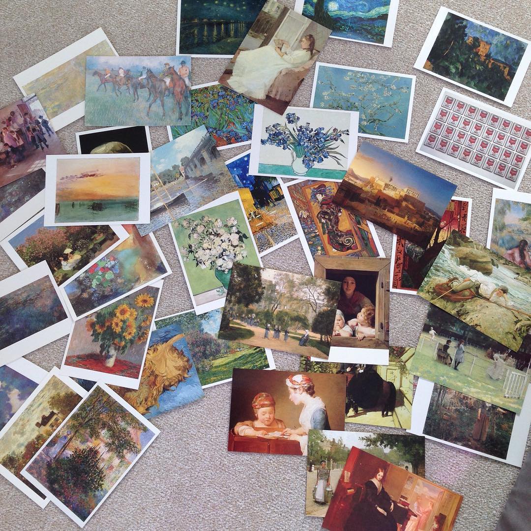 my art postcard collection