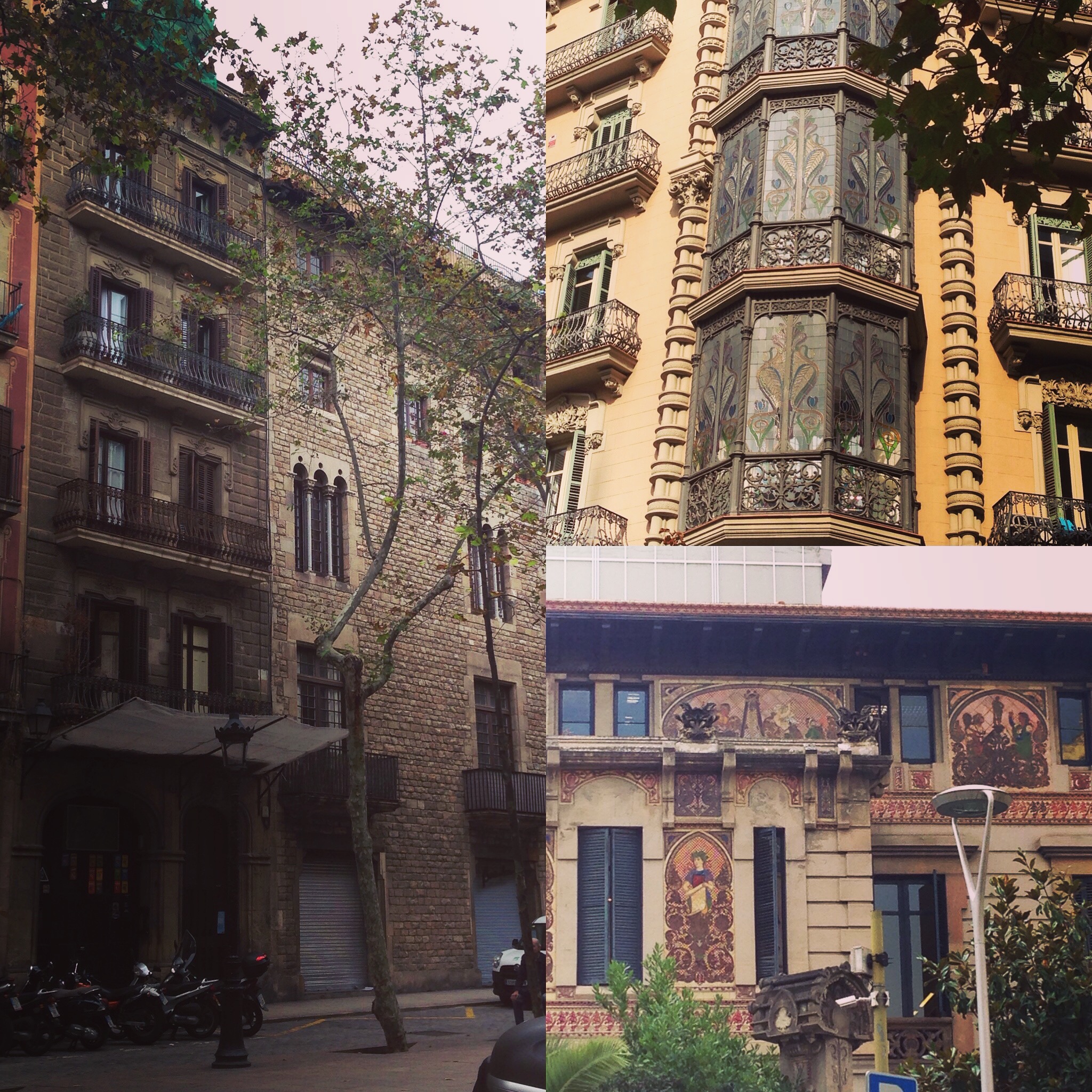 the streets of Barcelona